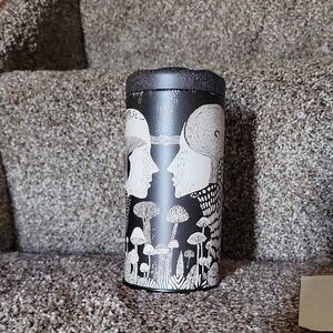 Black and White Artistic Canister